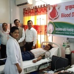 Blood Donation Camp at Rampal Power Project Site on 31.10.2018
